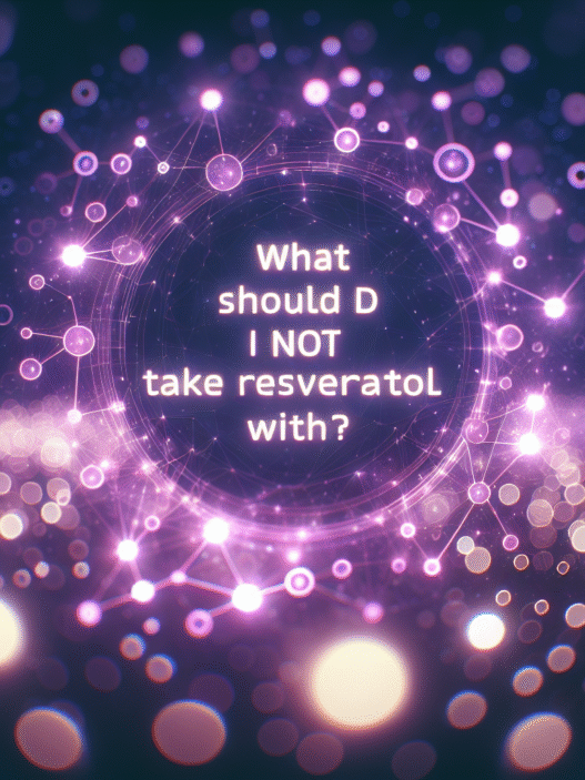 what should i not take resveratrol with?